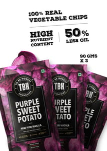 To Be Honest Purple Sweet Potato - Pack of 3