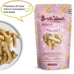 Snack Amor Jowar Sticks Onion Masala (Pack of 3)