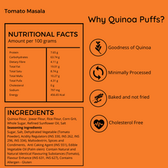 Snack Amor Quinoa Puffs Tomato Masala (Pack of 3)