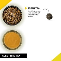 TEACURRY Sleep Tea (1 Month Pack | 30 Tea bags) - Helps with Insomnia, Snoring and Stress