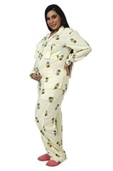 Chicmomz Pineapple Print Maternity Nightsuit