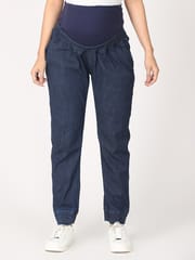 The Mom Store Jogger Style Maternity Denims with Belly Support