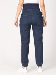 The Mom Store Jogger Style Maternity Denims with Belly Support