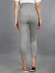 The Mom Store Comfy Maternity Leggings Grey
