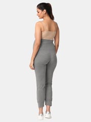 The Mom Store Comfy Maternity Joggers Light Grey
