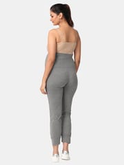 The Mom Store Comfy Maternity Joggers Light Grey