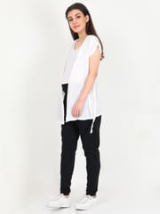 The Mom Store White Wrap Maternity and Nursing Shrug