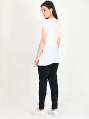 The Mom Store White Wrap Maternity and Nursing Shrug
