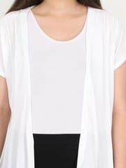 The Mom Store White Wrap Maternity and Nursing Shrug