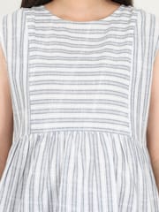 The Mom Store Breezy Summer Striped Maternity and Nursing Top