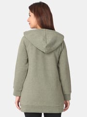 The Mom Store Olive Maternity and Nursing Hoodie Sweatshirt