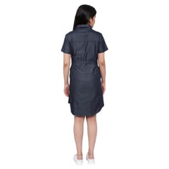 Mometernity Blue Denim Maternity & Nursing Tunic Dress