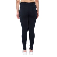 Mometernity Navy Blue Under Belly Maternity Leggings with Pockets