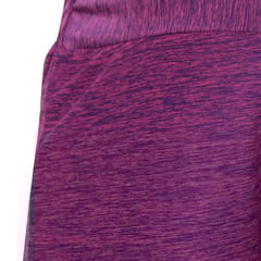 Mometernity Purple Melange Stretch Flared Maternity Bottom