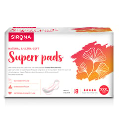 Sirona Natural Ultra Soft Superr Pads  -  8 Pieces (420mm)