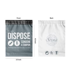 Sirona Disposal Bags for Discreet Disposal of Tampons and Condoms  -  50 Bags