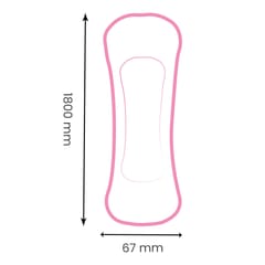 SIRONA Ultra - Thin Premium Panty Liners (Regular Flow) - 60 Counts  -  Large