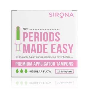 Sirona Premium Applicator Tampons Normal Flow (16 Pcs)