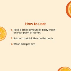 SIRONA Natural Vitamin C Body Wash for Men & Women  -  300 ml