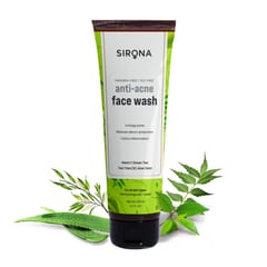 SIRONA Anti Acne Face Wash for Men & Women - 125 ml
