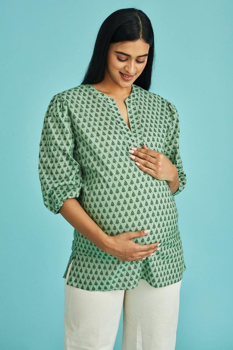 The Mama Project Ava Nursing & Maternity Classic Shirt