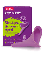 SIRONA Peebuddy - Stand And Pee Reusable Portable Urination Funnel For Women ( 1 Unit)