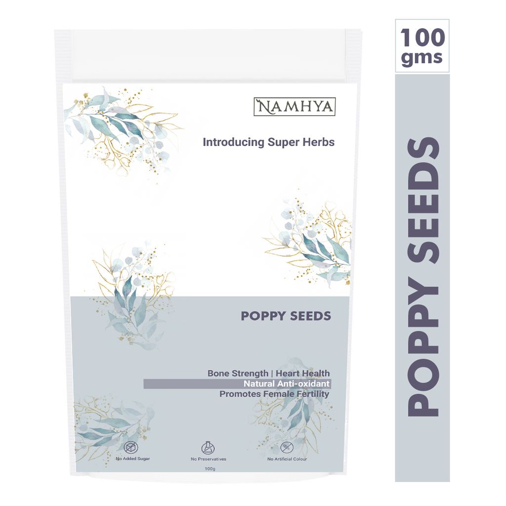 NAMHYA Poppy Seeds for Healthy Bones - 100 Grams