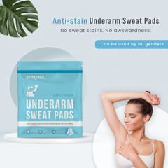 Sirona Under Arm Sweat Pads for Men and Women  -  24 Pads