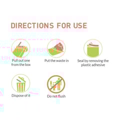 BodyGuard Baby Diapers and Sanitary Disposal Bag - 75 Bags