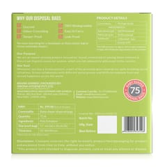BodyGuard Baby Diapers and Sanitary Disposal Bag - 75 Bags