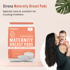 Sirona Premium Disposable Maternity Breast Pads  -  30 + 6 Pads