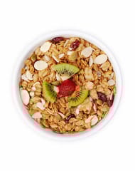 True Elements Wheat flakes Honey and Almonds 350g