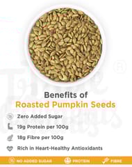 True Elements Roasted Pumpkin Seeds 250gm