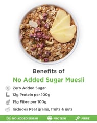 True Elements No Added Sugar Muesli 1000gm