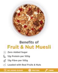 True Elements Fruit And Nut Muesli 400gm
