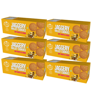 Early Foods Pack of 6 - Dry Fruit and Seeds Jaggery Cookies