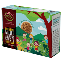 Early Foods Premium Millet Jaggery Cookies Gift Box