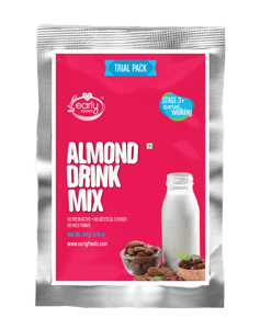 Early Foods (Trial Pack) Almond and Date Drink Mix with Makhana 50g