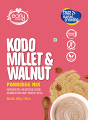 Early Foods Kodo Millet and Walnut Porridge Mix, 200g