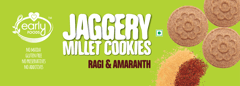 Early Foods Ragi and Amaranth Jaggery Cookies 150g