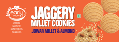 Early Foods Pack of 6 - Jowar Almond Jaggery Cookies