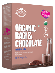 Early Foods Organic Ragi Chocolate Drink 200g