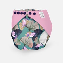 Snugkins New Age Reusable, Waterproof and Washable Cloth Diapers for Babies ( 0-2 years) - Ginkgo Glee