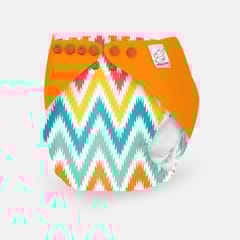 Snugkins New Age Reusable, Waterproof and Washable Cloth Diapers for Babies ( 0-2 years) - Macaroon Ikat