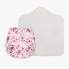 Snugkins Newborn Bliss Reusable, Waterproof and Washable Cloth Diapers for Newborn babies - Sakura