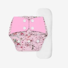 Regular Diaper by Snugkins Freesize Reusable, Waterproof and Washable Cloth Diapers for day time use - Blooming Dale