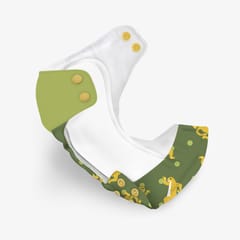 Regular Diaper by Snugkins Freesize Reusable, Waterproof and Washable Cloth Diapers for day time use - Disco Sheru
