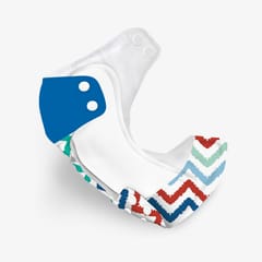 Regular Diaper by Snugkins Freesize Reusable, Waterproof and Washable Cloth Diapers for day time use - Dizzy waves