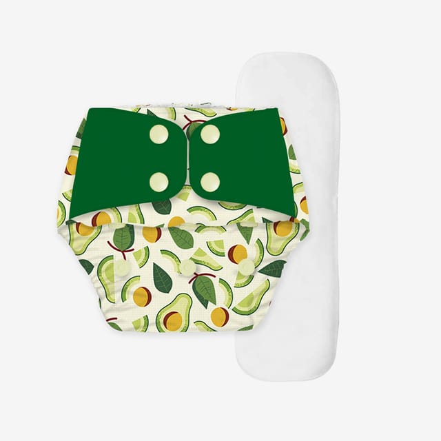 Regular Diaper by Snugkins Freesize Reusable, Waterproof and Washable Cloth Diapers for day time use - Avocuddle.