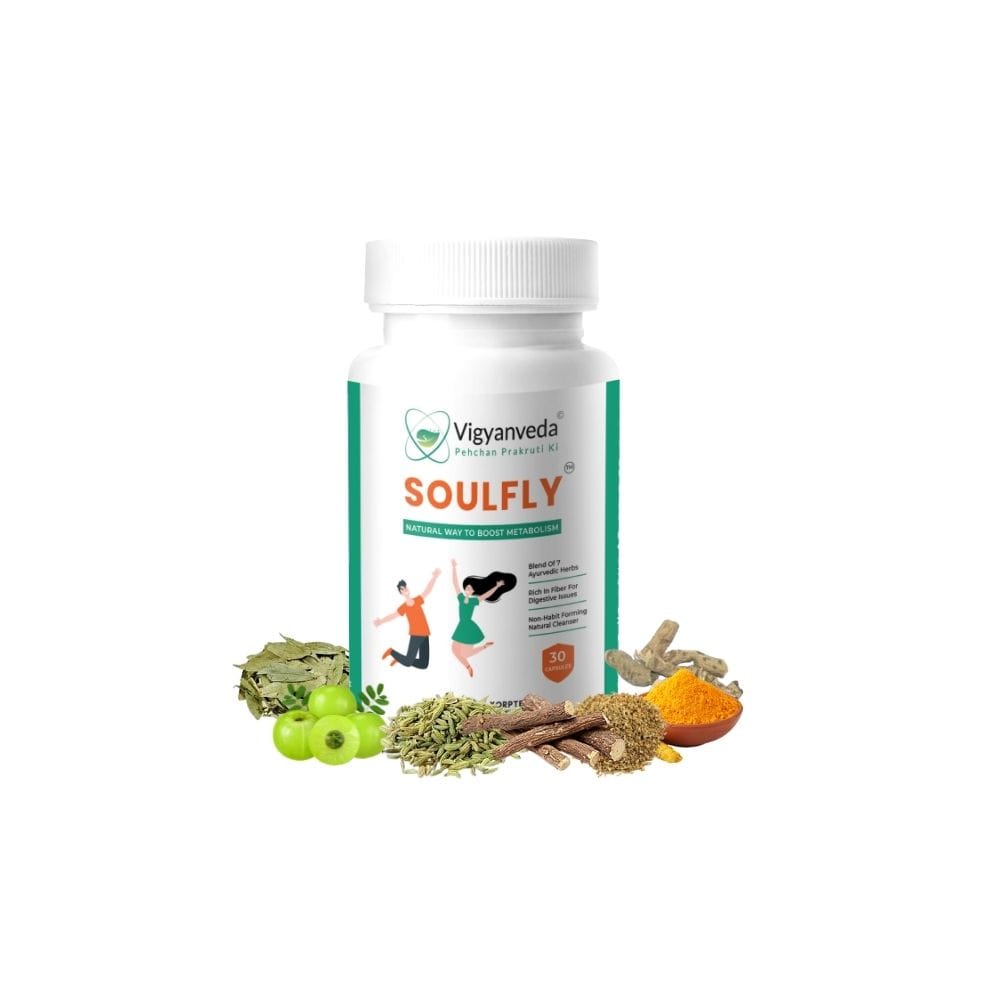 Soulfly Care for Digestive Problems, Skin Problems, Mouth Ulcer (30-60 Capsules)